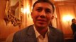 GENNADY GOLOVKIN TALKS KELL BROOK, SAYS 'NO RESPECT FROM CANELO' & BRANDS CHRIS EUBANK 'A CLOWN'