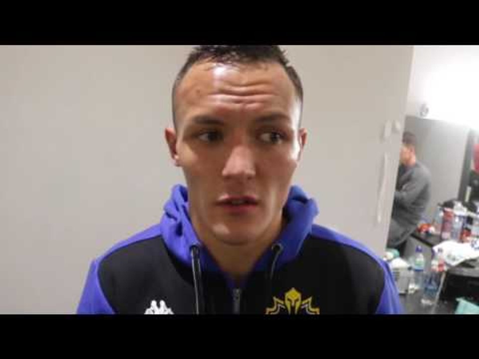 JOSH WARRINGTON REACTS TO STOPPAGE WIN OVER PATRICK HYLAND & TALKS FRAMPTON, SANTA CRUZ & LEE SELBY