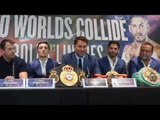 ANTHONY CROLLA v JORGE LINARES - OFFICIAL PRESS CONFERENCE WITH EDDIE HEARN, JOE GALLAGHER