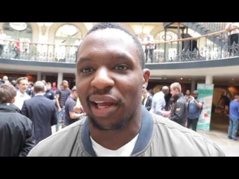 DILLIAN WHYTE - HES FRONTING, ACTING LIKE HE'S NOT NERVOUS. I CANT WAIT TO PUNCH HIM IN THE FACE'