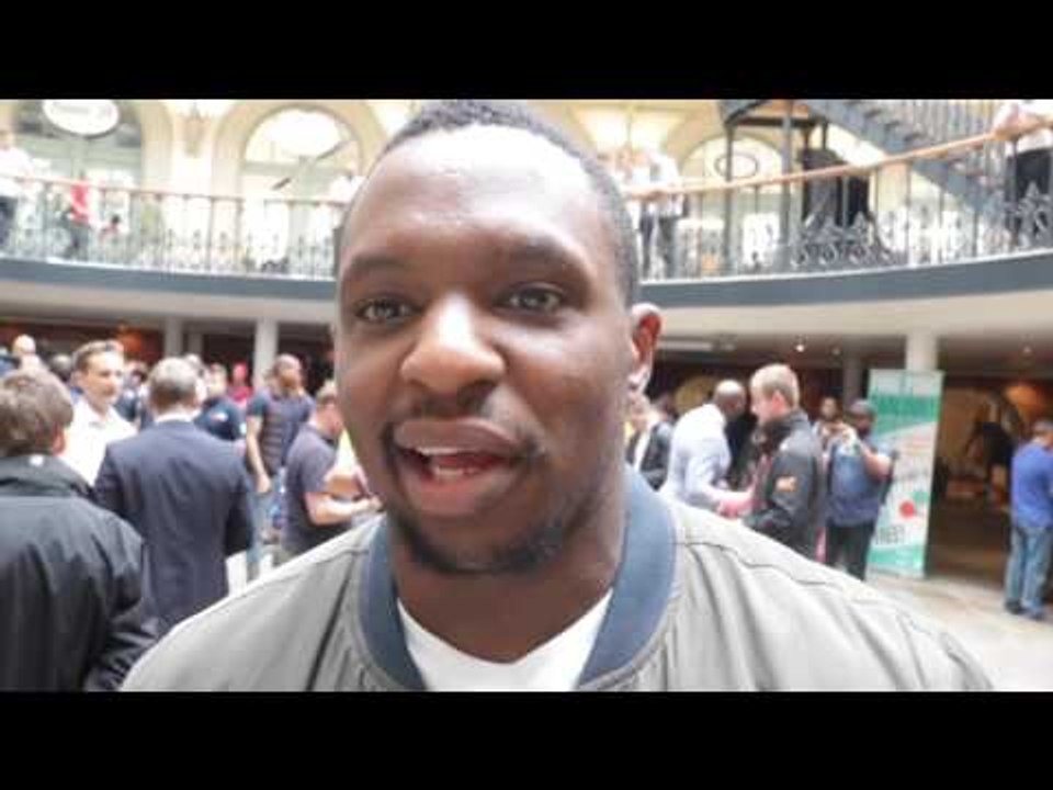 DILLIAN WHYTE - HES FRONTING, ACTING LIKE HE'S NOT NERVOUS. I CANT WAIT TO PUNCH HIM IN THE FACE'