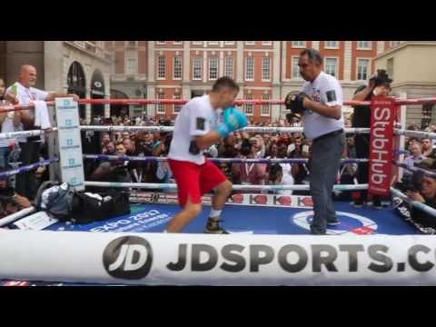FREAKISH POWER! - BEAST 'GGG' GENNADY GOLOVKIN SMASHES THE PADS WITH ABEL SANCHEZ / GOLOVKIN v BROOK