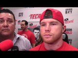SAUL 'CANELO' ALVAREZ ON LIAM SMITH, MAKING 154 Lbs & HIS MEXICAN SUPPORT IN TEXAS / SMITH v CANELO