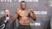 DILLIAN WHYTE WEIGH INS SEPERATE FROM DERECK CHISORA TO STOP FURTHER BEEF / JOSHUA v WHYTE