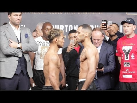 LUIS CONCEPCION v KAL YAFAI - OFFICIAL WEIGH IN & HEAD TO HEAD / JOSHUA v MOLINA