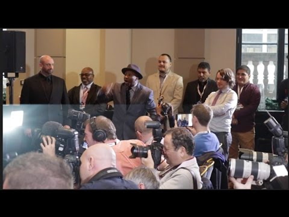 'YOU GOT TO COME THRU ME FIRST' -TEAM MOLINA ATTEMPT UNSETTLE ANTHONY JOSHUA DURING PRESS CONFERENCE