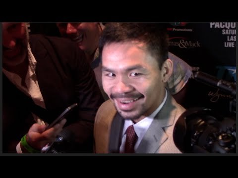 MANNY PACQUIAO - 'CONOR McGREGOR FIGHTING AT BOXING RING IS LIKE TRYING TO FIGHT A SHARK AT SEA'