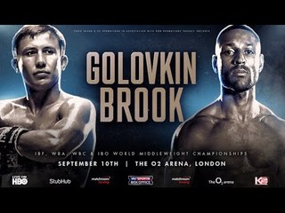 GENNADY GOLOVKIN v KELL BROOK - SEPTEMBER 10th 2016 @ 02 ARENA