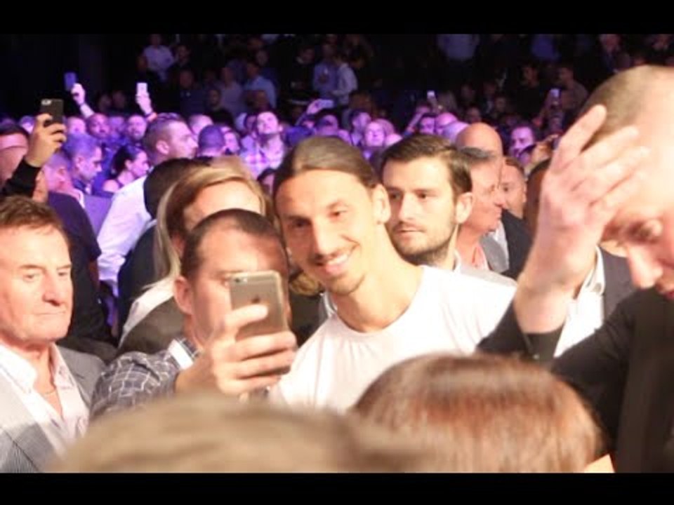 MAN LIKE ZLATAN !!!! - ZLATAN IBRAHIMOVIC ARRIVES AT THE GOLOVKIN v BROOK FIGHT (FOOTAGE)