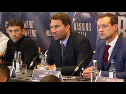 GOLOVKIN v BROOK - FULL UNDERCARD PRESS CONFERENCE / HASKINS v HALL / CASIMERO v EDWARDS