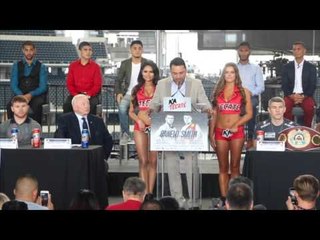 CANELO v SMITH - FULL UNDERCARD PRESS CONFERENCE - FEAT. GABRIEL ROSADO v WILLIE MONROE JR (TEXAS)