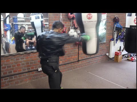 {UNSEEN} - THE DESTROYER CONOR BENN PUTTING IN THE WORK WITH TRAINER TONY SIMS AHEAD OF SCOTLAND