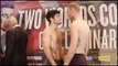 WORDS EXCHANGED!! JOHN RYDER v JACK ARNFIELD - OFFICIAL WEIGH IN & HEAD TO HEAD / CROLLA v LINARES