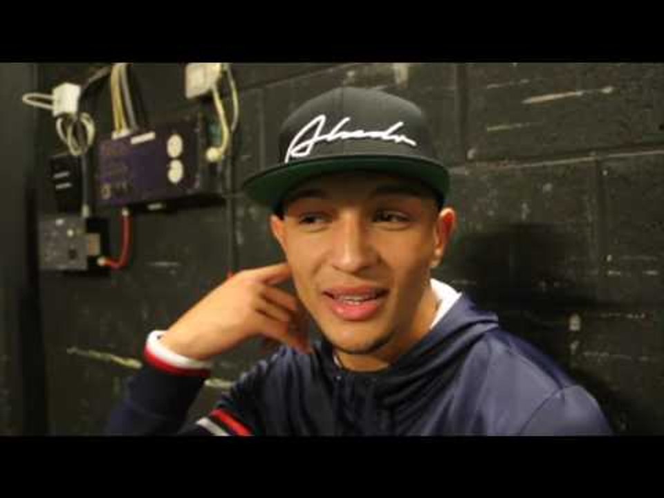 MARCUS MORRISION REACTS TO CROLLA DEFEAT TO LINARES & HIS 1st ROUND KO OF ROYER IN MANCHESTER