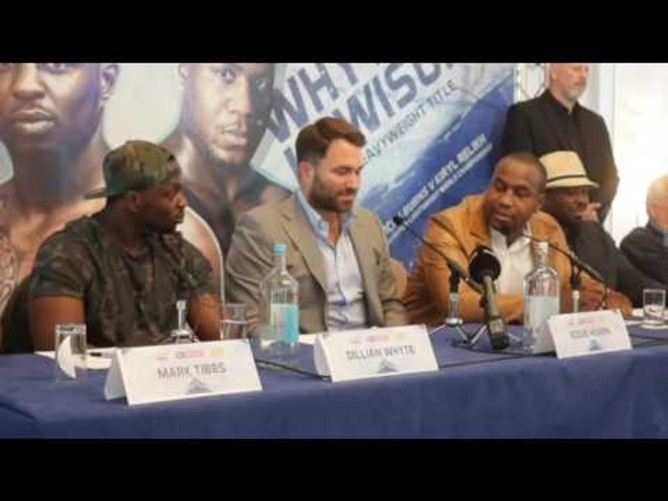 'THIS MAN SPEAKS LIKE HE'S BEEN HOME SCHOOLED BY A GOAT!!'  IAN LEWISON OUTBURST AT DILLIAN WHYTE