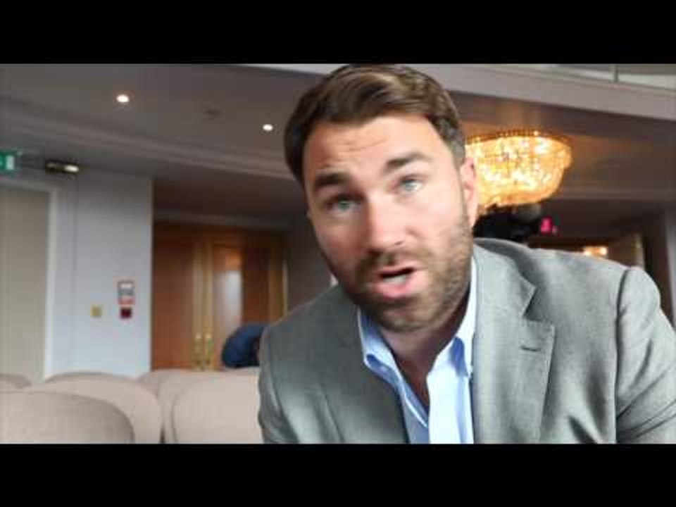 EDDIE HEARN ON X-RATED WHYTE-LEWISON PRESSER, EXPLAINS TYSON FURY COMMENTS & SAYS AJ WANTS KLITSCHKO