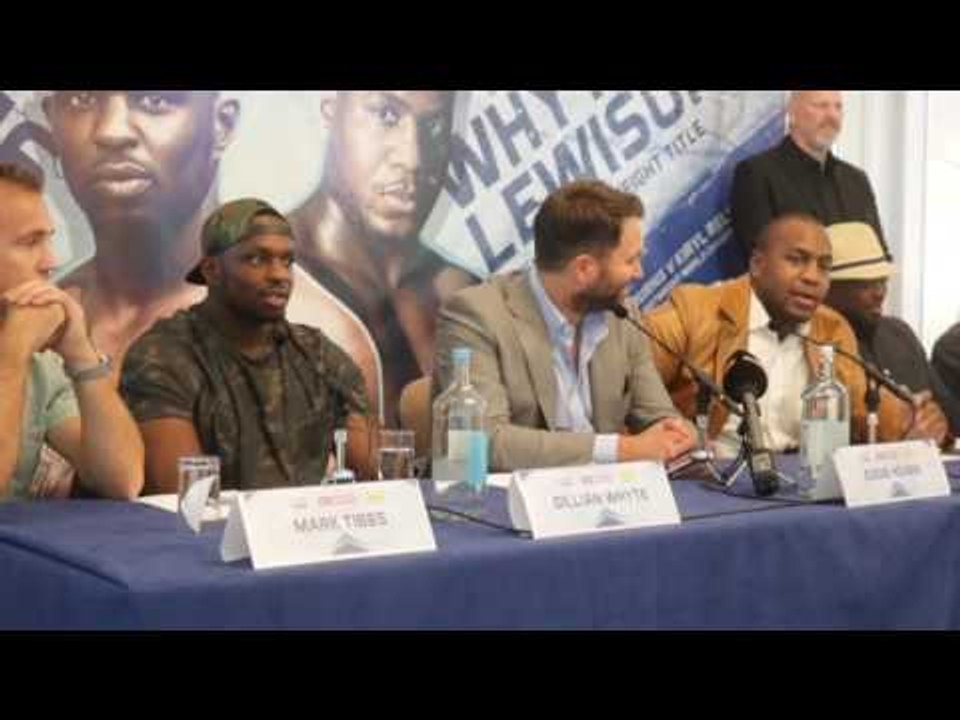 'IM LOOKING FOR THE KO. POINTS IS FOR TESCOS!!' - IAN LEWISON TO DILLIAN WHYTE