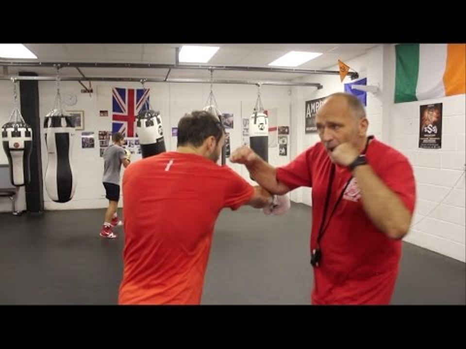 SLIP SLIP BANG!! TRAINER PETER SIMS EXPLAINS THE BALANCE & ADJUSTMENTS HE'S MAKING W/ JACK HEALY