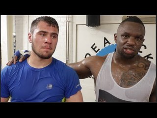WTF!! DILLIAN WHYTE & DAVE ALLEN BECOME FRIENDS & HELP EACH OTHER WITH SPARRING! *EXCLUSIVE FOOTAGE*