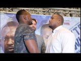 INTENSE HEAVYWEIGHT BEEF!! DILLIAN WHYTE v IAN LEWISON - OFFICIAL HEAD TO HEAD / WHYTE v LEWISON