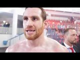 DAVID PRICE REACTS TO 2ND RND TKO WIN TALKS JOSEPH PARKER & DAVE ALLEN