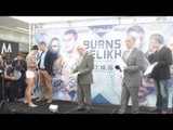 ROSS MURRAY v TIBOR NADORI - OFFICIAL WEIGH IN & HEAD TO HEAD / BURNS v RELIKH