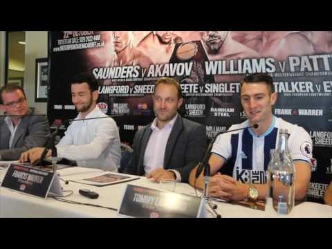 'EUBANK JR BOTTLED IT' - TOMMY LANGFORD v SAM SHEEDY - FULL PRESS CONFERENCE (@ THE HAWTHORNS)