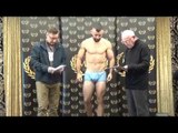STEPHEN ORMOND v ZOLTAN SZABO - OFFICIAL WEIGH IN FROM GLASGOW / MGM SCOTLAND
