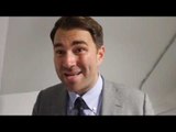 EDDIE HEARN PREVIEWS TONY BELLEW v BJ FLORES CARD *W/ IMPRESSIONS OF SCHAEFER & CHRIS EUBANK SR*