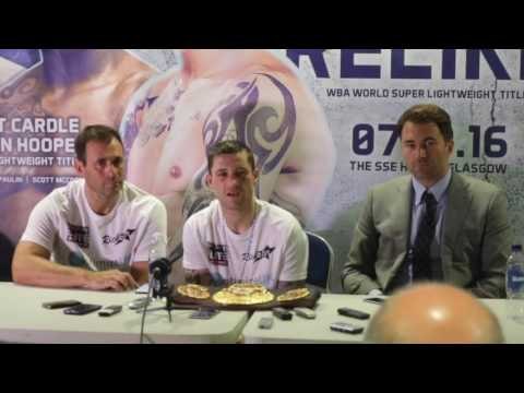 RICKY BURNS POST FIGHT PRESS CONFERENCE AFTER RETAINING WBA SUPER TITLE / BURNS v RELIKH