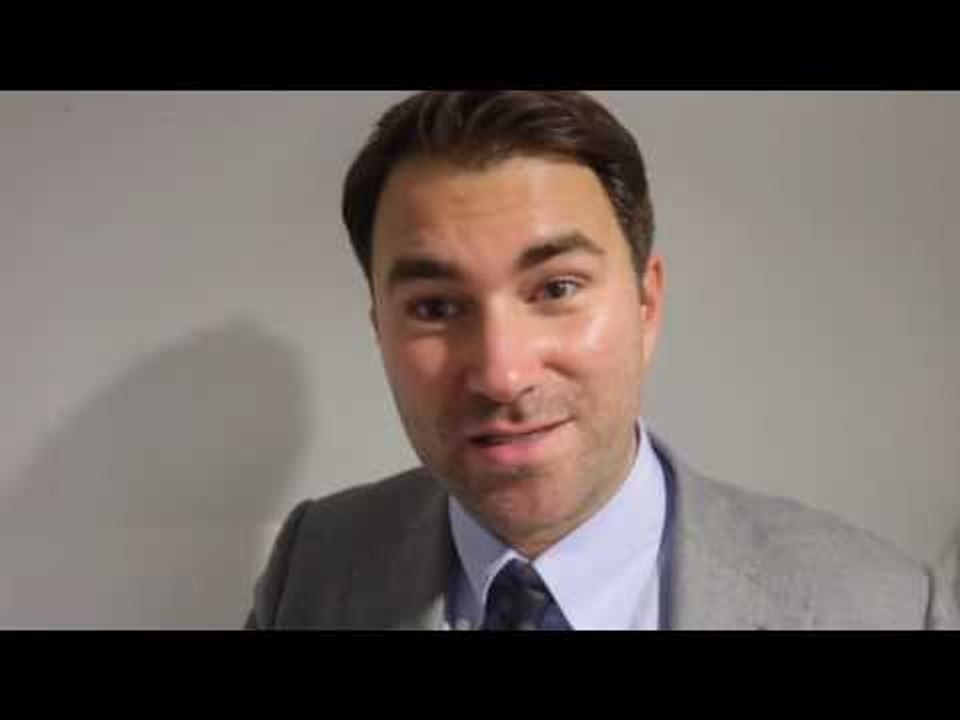 EDDIE HEARN REACTS WINS FOR RICKY BURNS, DILLIAN WHYTE SCOTT CARDLE & TALKS JOSHUA v KLITSCHKO