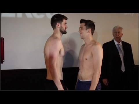 ROCKY'S BACK!! ROCKY FIELDING v STVAN ZELLER - OFFICIAL WEIGH IN & HEAD TO HEAD / BELLEW v FLORES