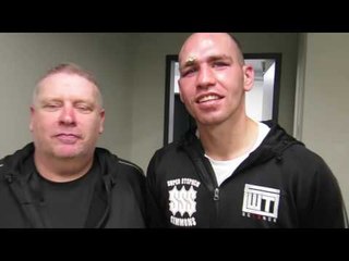 STEPHEN SIMMONS (FROM GERMANY) - 'I THOUGHT WE WON THE FIGHT BY 3 0R 4 ROUNDS I WANT THE REMATCH'