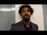 'TONY BELLEW WOULD GET DESTROYED' - DAVID HAYE REACTS TO HIS RINGSIDE CLASH WITH BELLEW IN LIVERPOOL