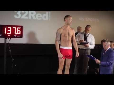STEVE BROGAN v CHRIS ADAWAY - OFFICIAL WEIGH IN / BELLEW v FLORES