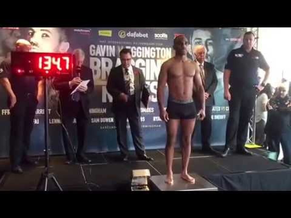 MARCUS FFRENCH v ROBBIE BARRETT - OFFICIAL WEIGH IN VIDEO FROM BIRMINGHAM / BRAGGING RIGHTS