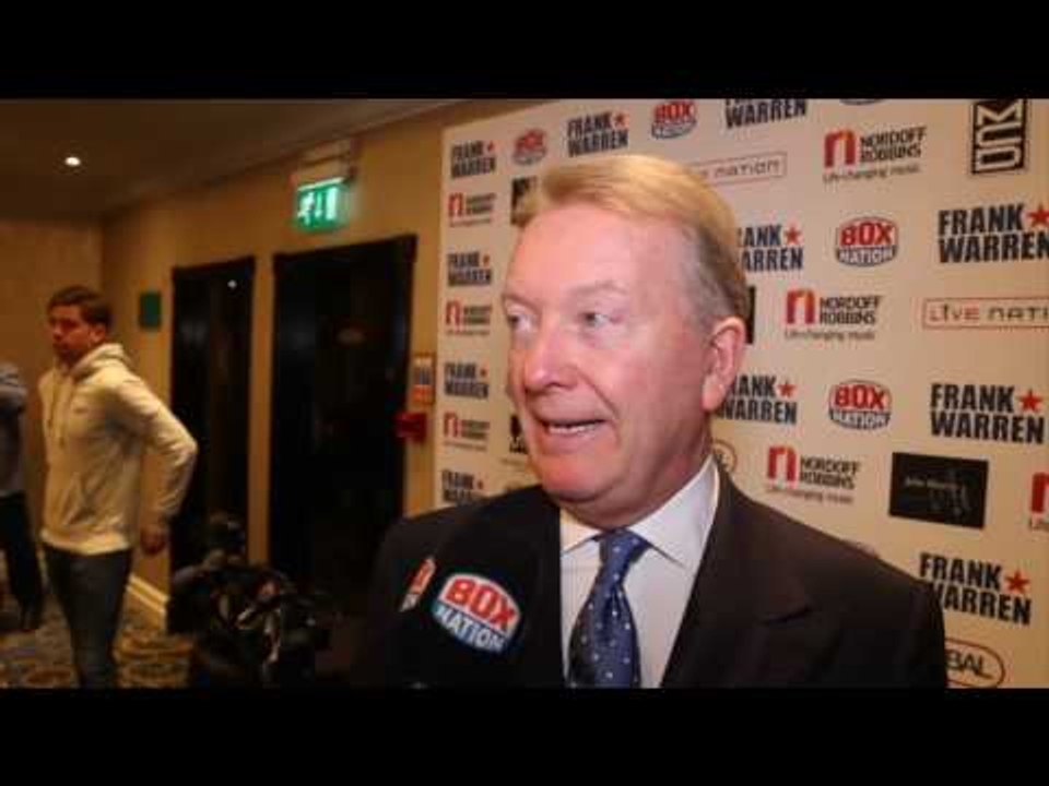 FRANK WARREN TALKS BILLY JOE SAUNDERS, KLITSCHKO, UPDATE ON TYSON FURY, DAVID HAYE & WBA SITUATION
