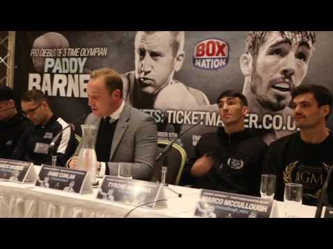 PADDY BARNES / JAMIE CONLAN / SUTCLIFFE v JENKINS / McKENNA v CREAGH - FULL BELFAST PRESS CONFERENCE