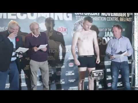 LAUNCH OF A HERO - PADDY BARNES v STEFAN SLAVCHEV OFFICIAL WEIGH IN IN BELFAST / iFL TV