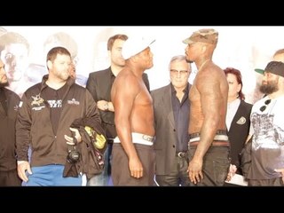 BEAST!! LUIS 'KING KONG' ORTIZ v MALIK 'KING' SCOTT -OFFICIAL WEIGH IN & HEAD TO HEAD / MONTE CARLO