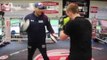 EARNING THAT EDAM! - TED CHEESEMAN SMASHES THE HEAVYBAG & HAMMERS THE PADS WITH TONY SIMS