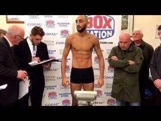 BRADLEY SKEETE v JOHN THAIN - OFFICIAL WEIGH IN FOR BRITISH WELTERWEIGHT TITLE / BOYZ FROM THE HOOD