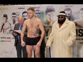 LLOYD HONEYGHAN WATCHING - TED CHEESEMAN v LLOYD ELLETT - OFFICIAL WEIGH IN VIDEO / BIG CITY DREAMS