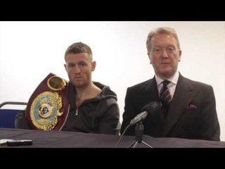 FRANK WARREN & TERRY FLANAGAN POST FIGHT PRESS CONFERENCE IN CARDIFF