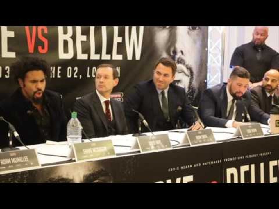 YOU'LL WISH YOU WAS ME WHEN YOUR'E LEAVING THE VENUE ON A STRETCHER -HAYE'S CHILLING WORDS TO BELLEW