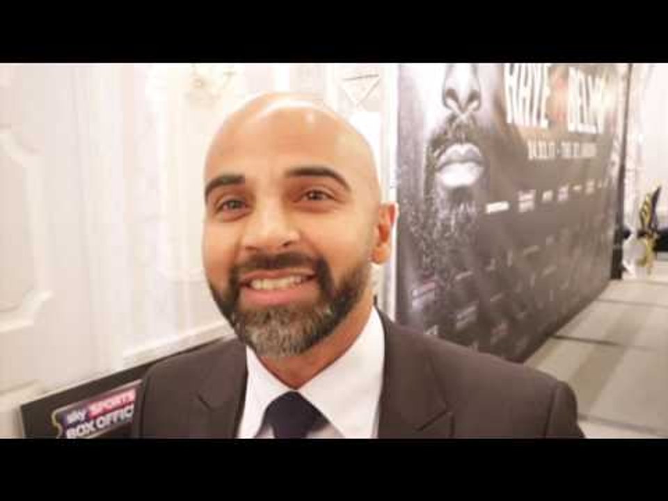 DAVE COLDWELL REACTS DAVID HAYE THROWING A PUNCH AT BELLEW & HAYE'S COMMENTS HE CARRIED THE T-SHIRTS