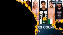 Nationality and Countries of All WWE Superstar 2019