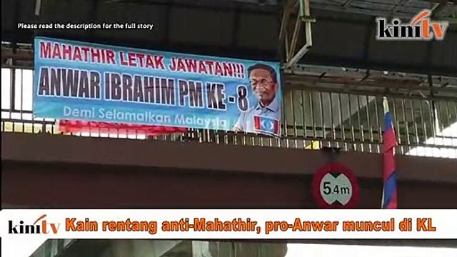 'Mahathir letak jawatan!!! Anwar Ibrahim PM Ke-8' muncul di KL