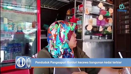 Penduduk Pangsapuri Baiduri kecewa bangunan kedai terbiar