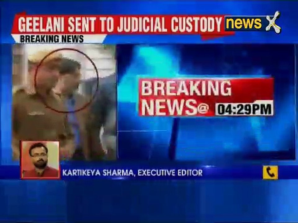 SAR Geelani sent 14 days judicial custody